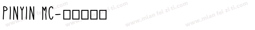 Pinyin MC字体转换